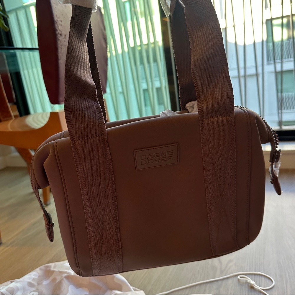 Dagne Dover small lunch bag Tan NWT Shoulder Bag